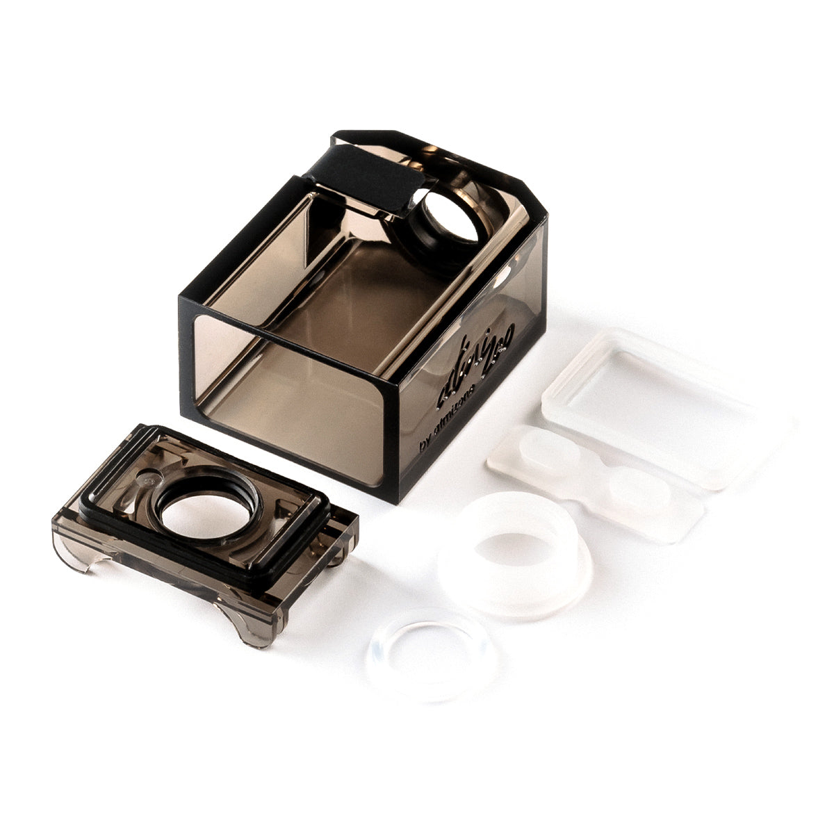 SnailTank V2 Smoked Black by Atmizoo