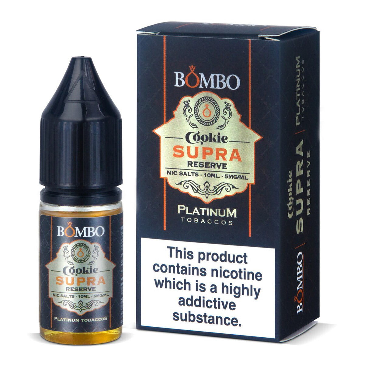 Cookie Supra Reserve 10ml Nicotine Salt by Bombo