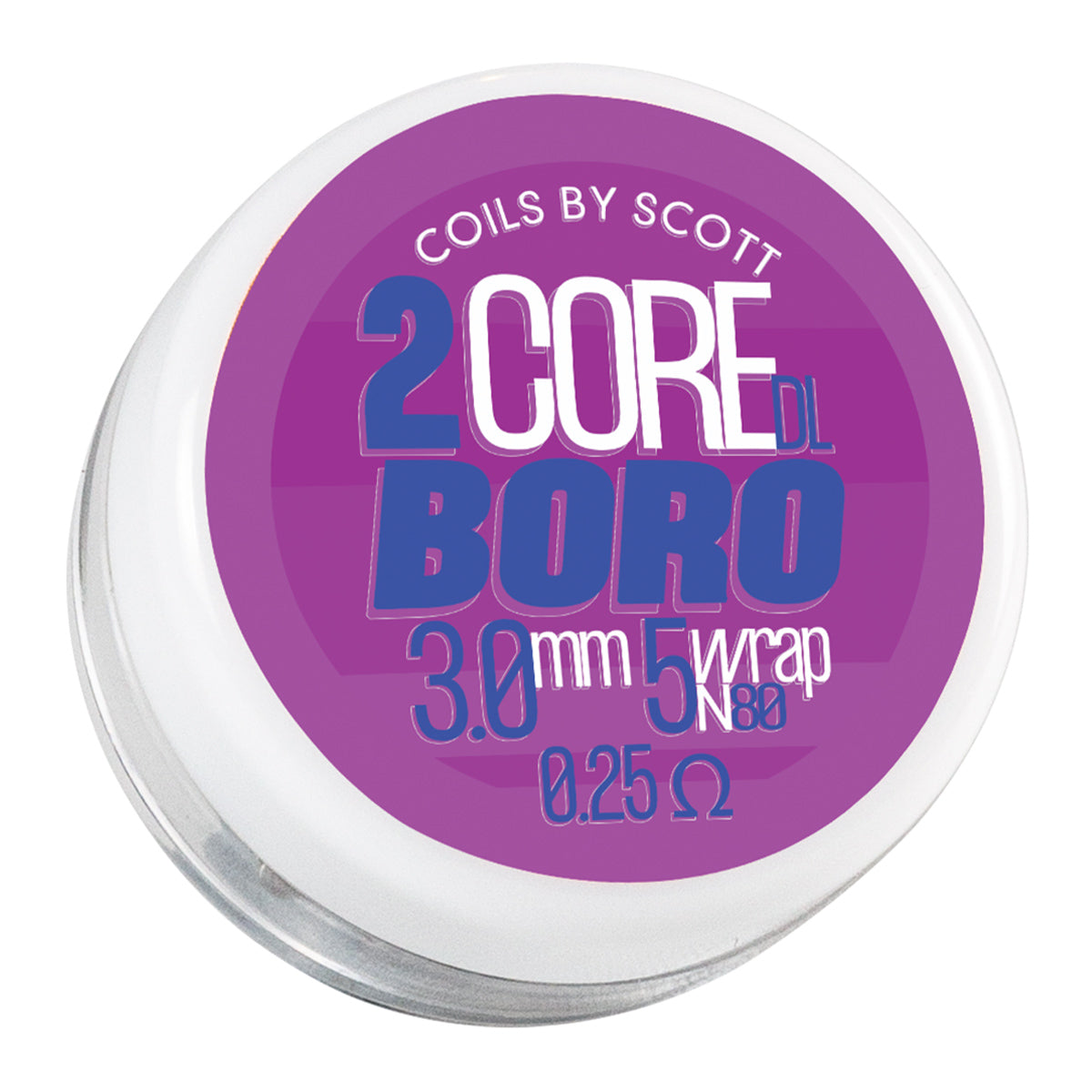 0.25Ω 2 Core Boro Alien Coils by Coils by Scott