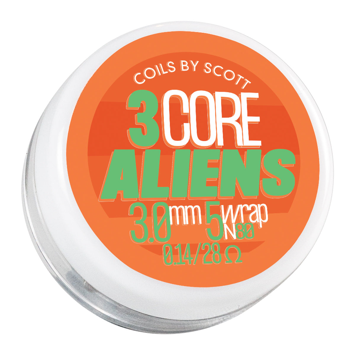 0.14Ω 3 Core Alien Coils by Coils by Scott