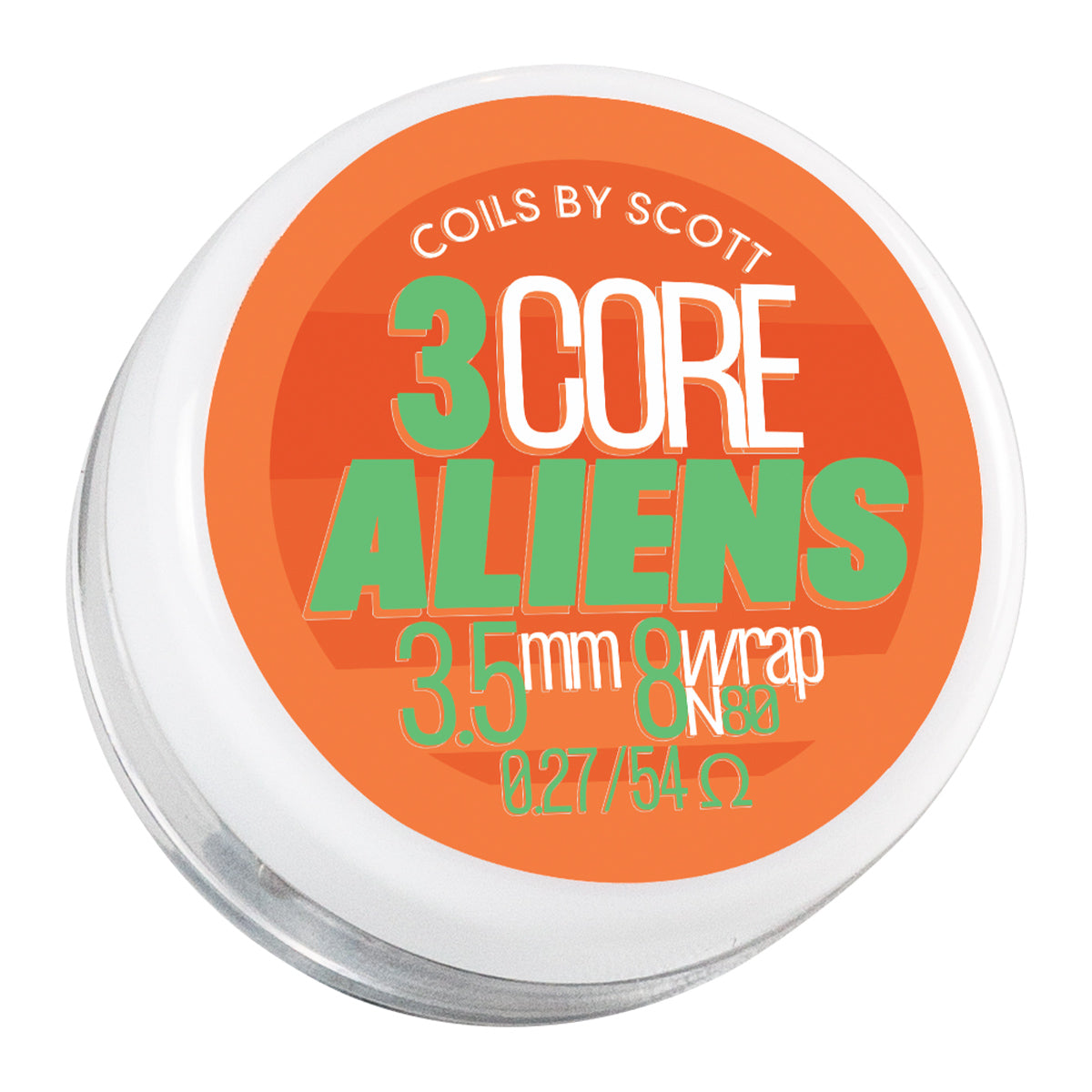 0.27Ω 3 Core Alien Coils by Coils by Scott