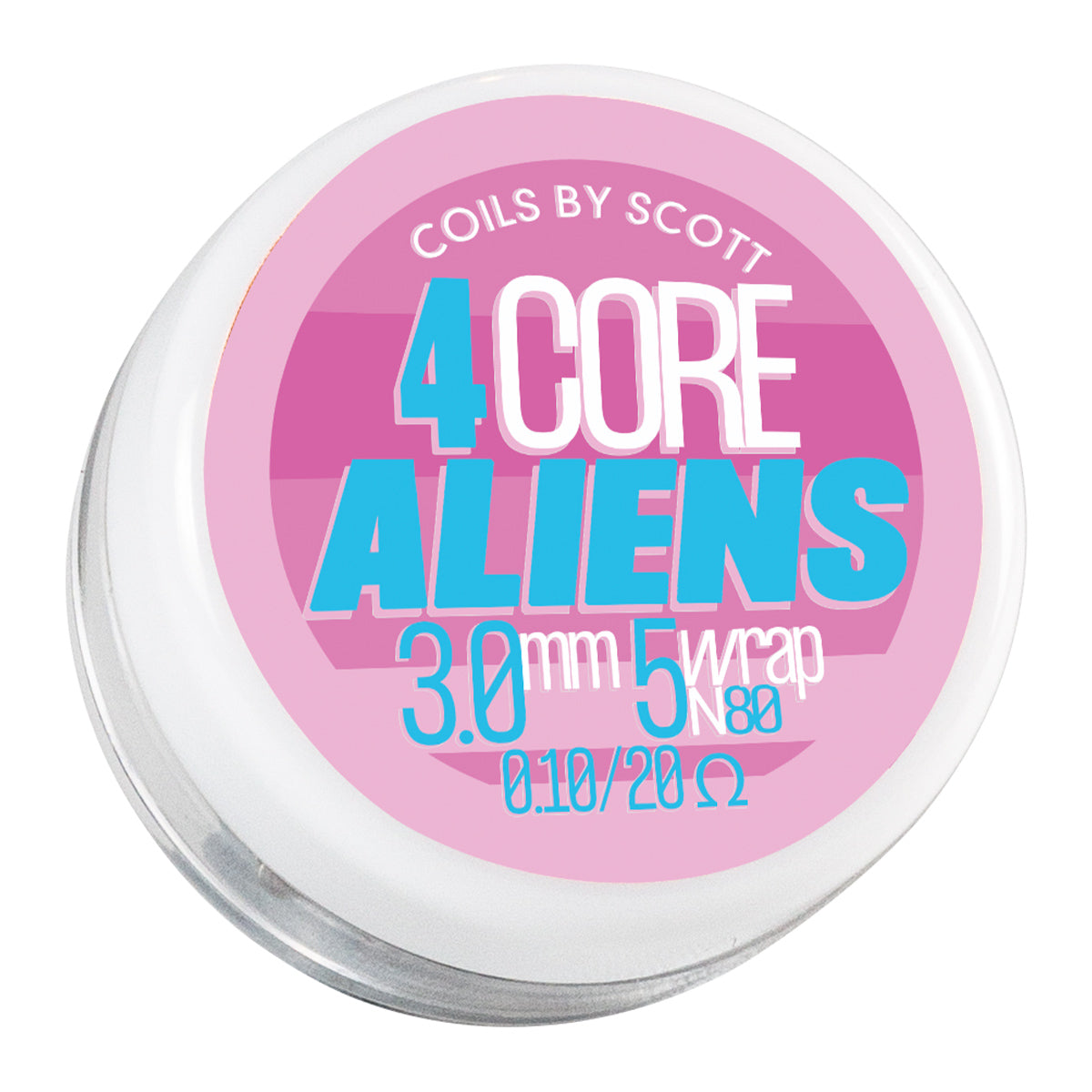 0.10Ω 4 Core Alien Coils by Coils by Scott