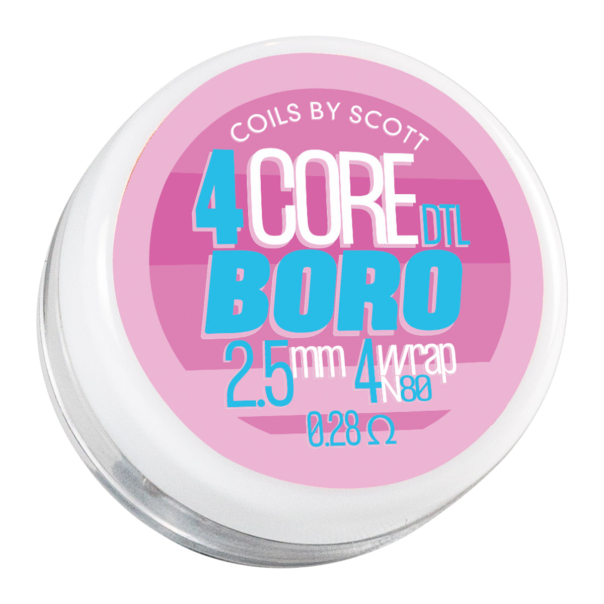 0.28Ω 4 Core Boro Alien Coils by Coils by Scott
