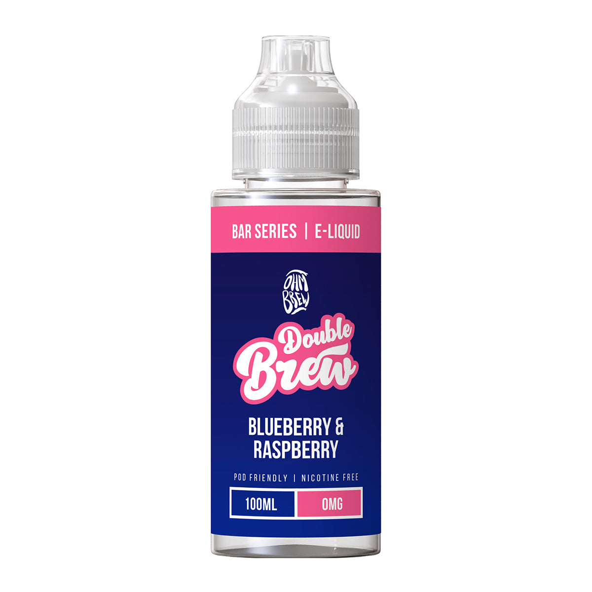 Blueberry & Raspberry 100ml Shortfill by Double Brew Bar Series