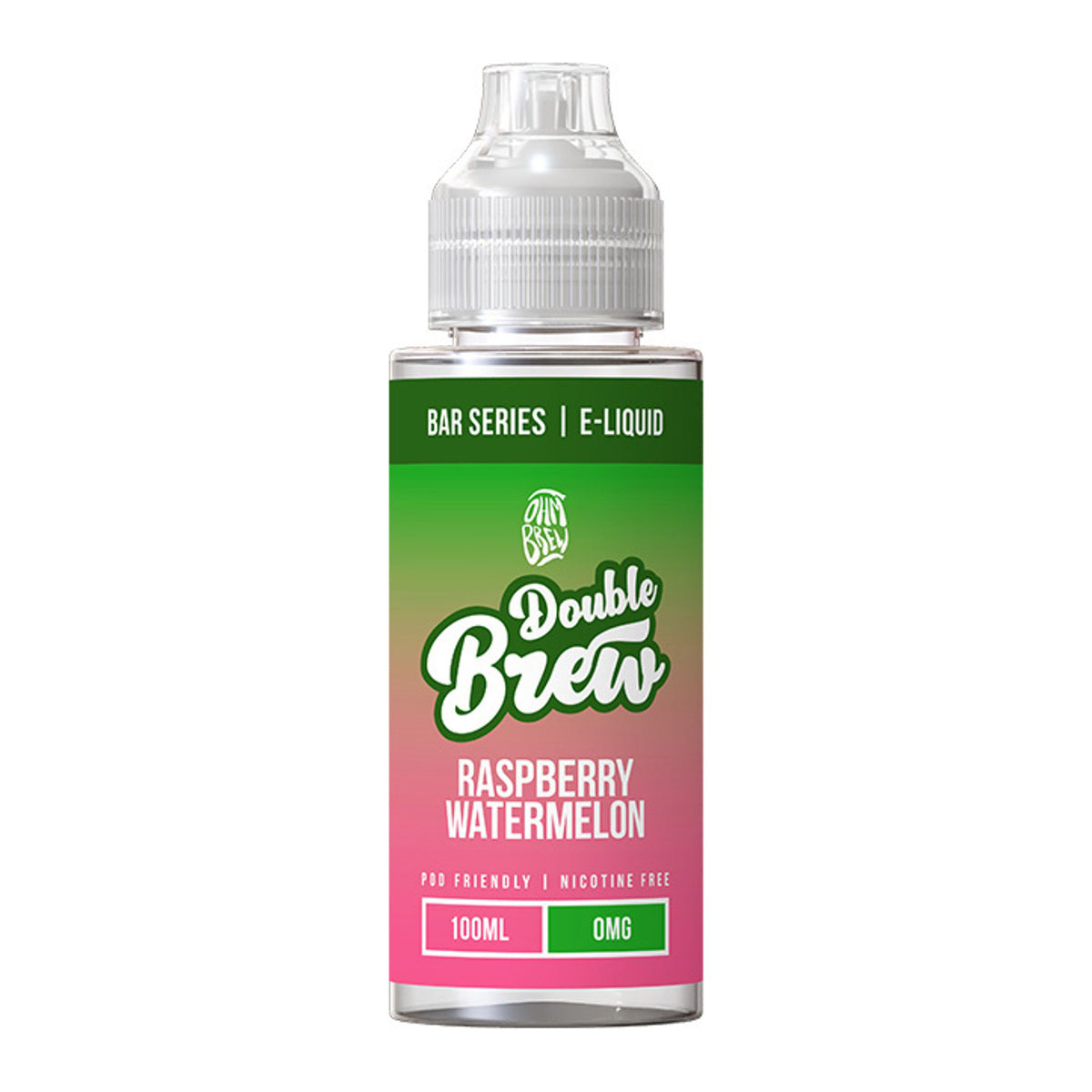 Raspberry Watermelon 100ml Shortfill by Double Brew Bar Series