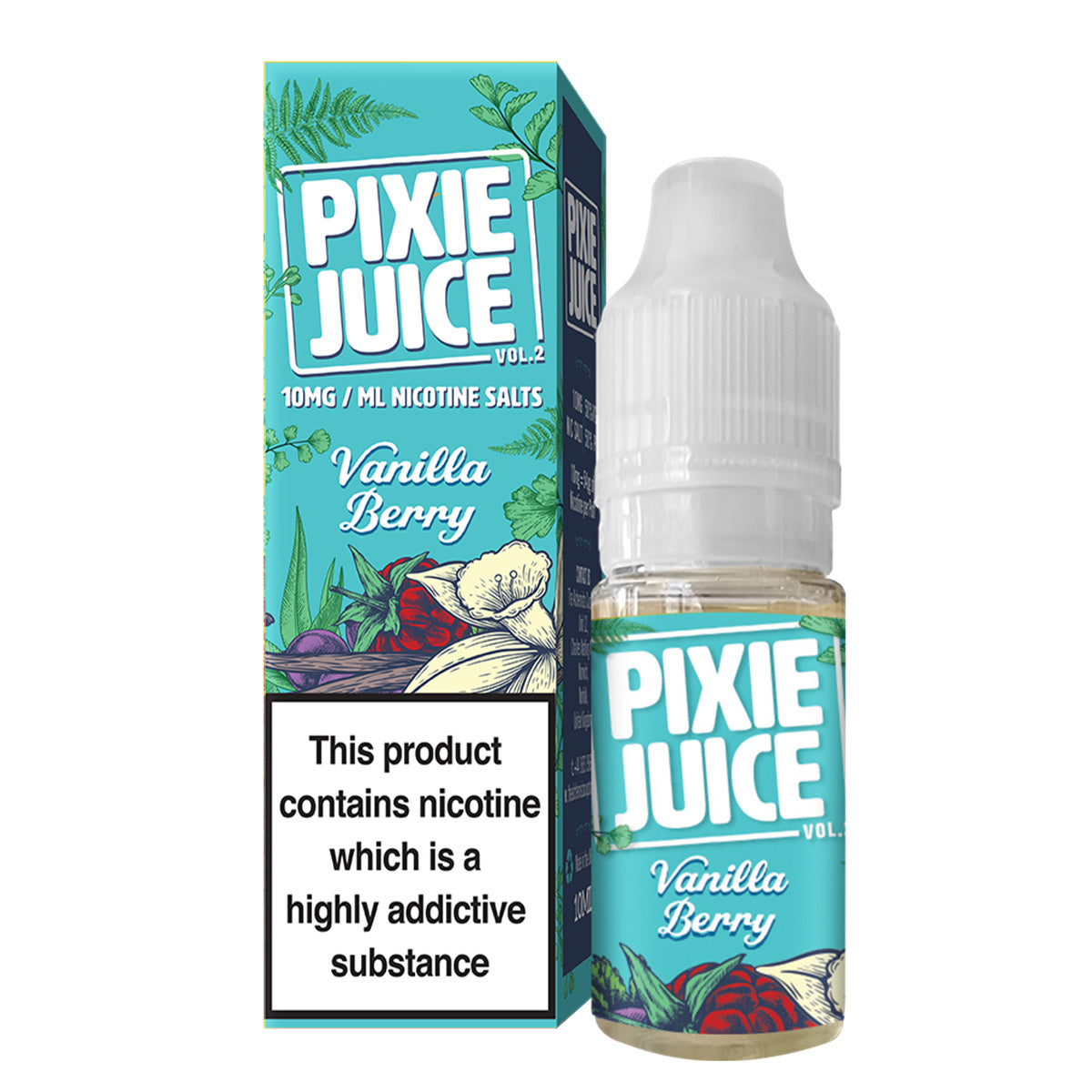 Vanilla Berry 10mg Nic Salt by Pixie Juice Vol 2