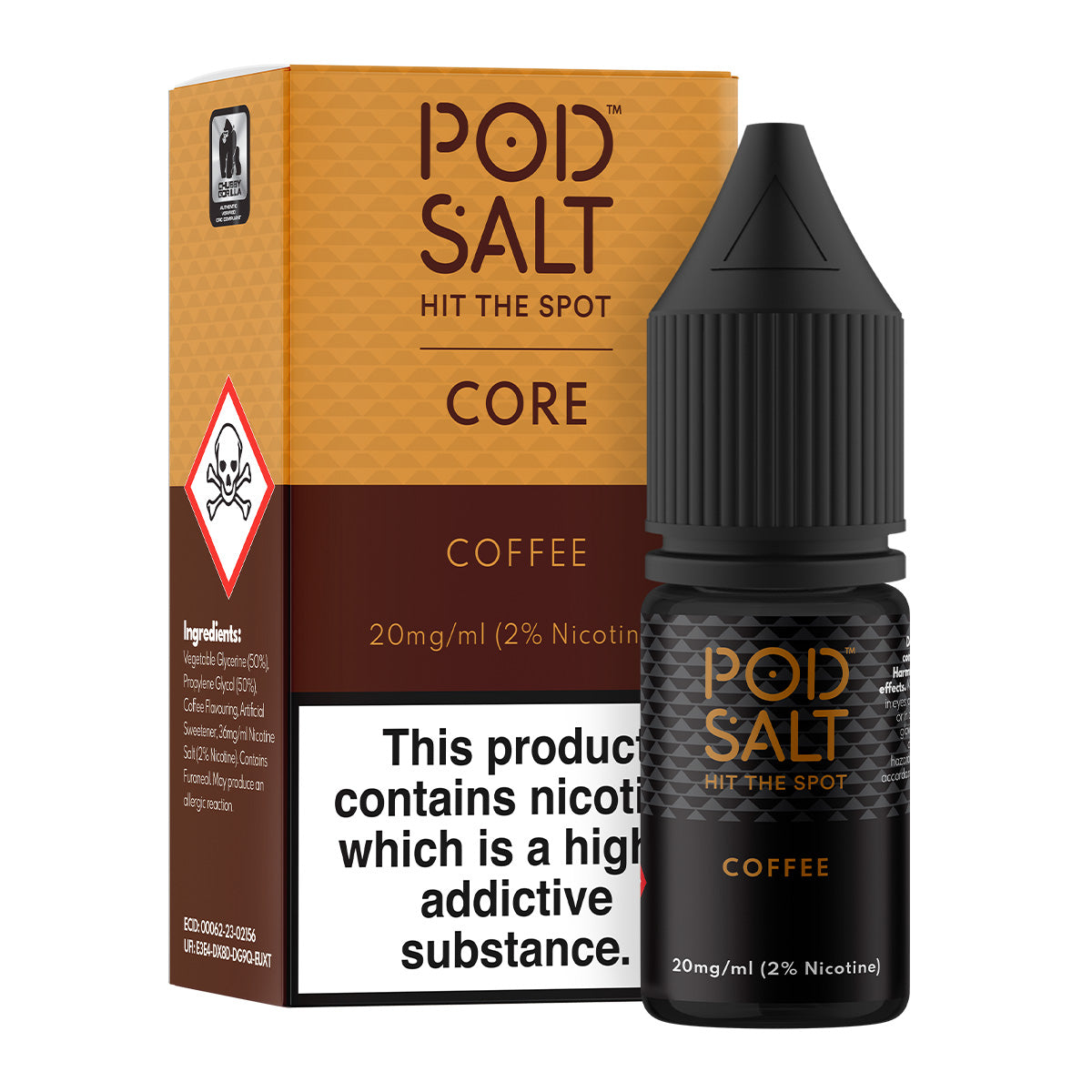 Coffee 10ml Nicotine Salt by Pod Salt Core