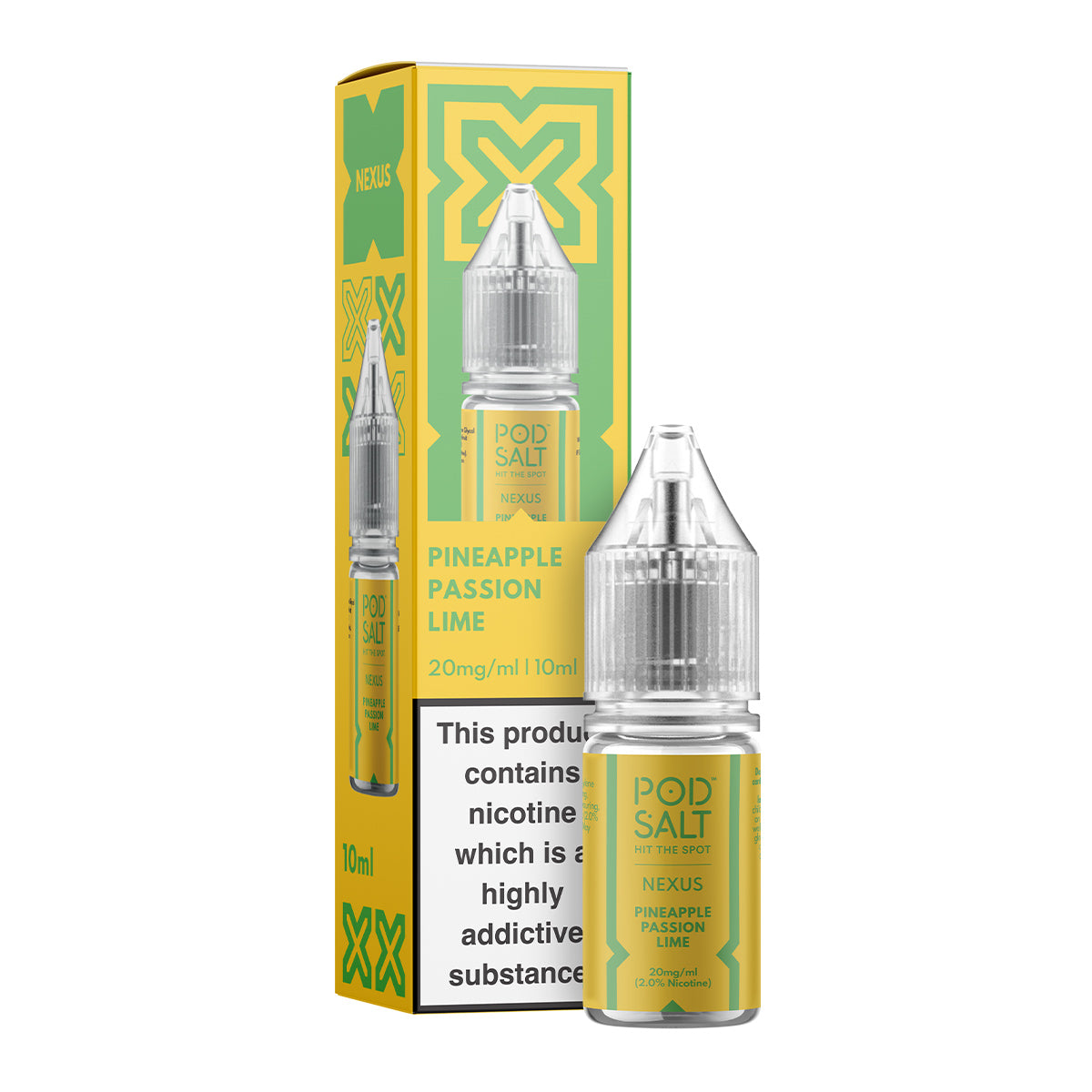 Pineapple Passion Lime 10ml Nicotine Salt by Pod Salt Nexus