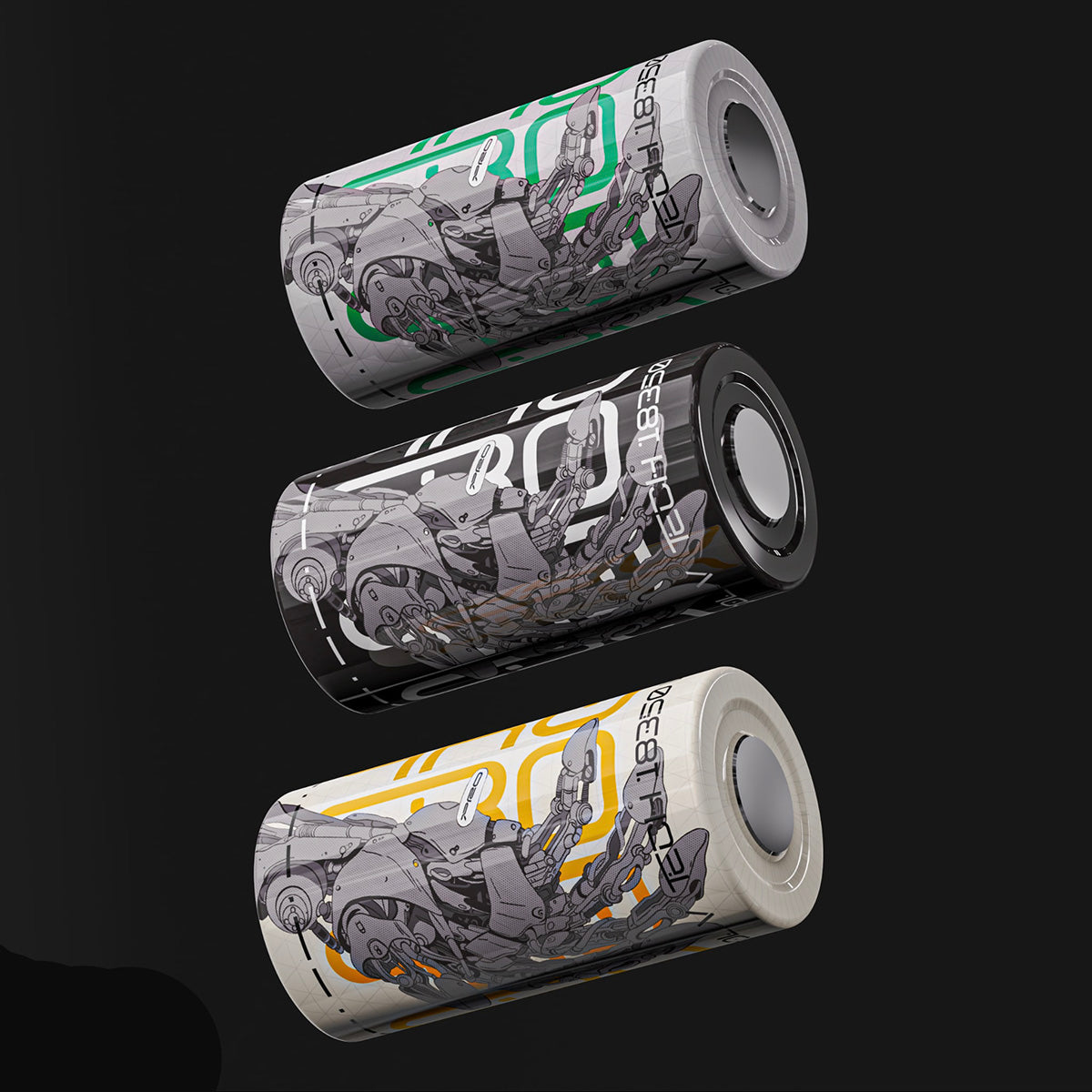 18350 Cyber Hand Battery Wraps by Protocol V Tech