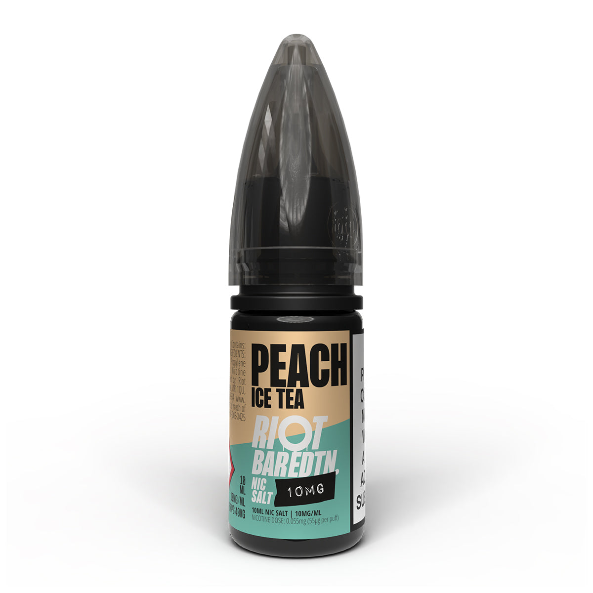 Peach Ice Tea 10ml Nicotine Salt 10mg by Riot Bar Edtn