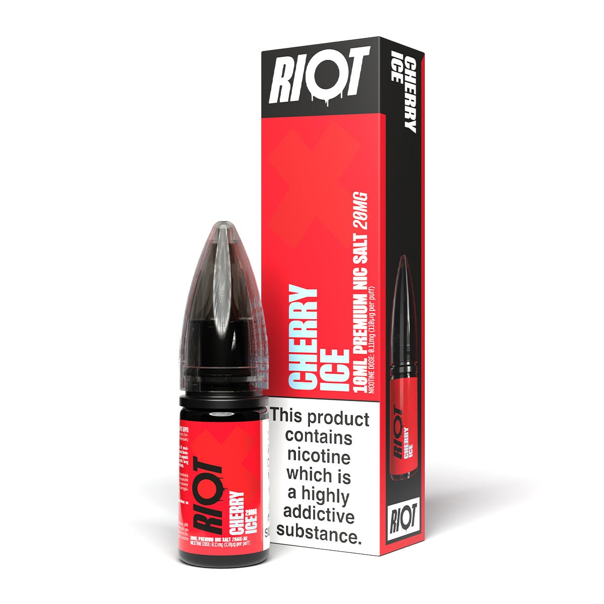 Cherry Ice 10ml Nicotine Salt by Riot X Salt