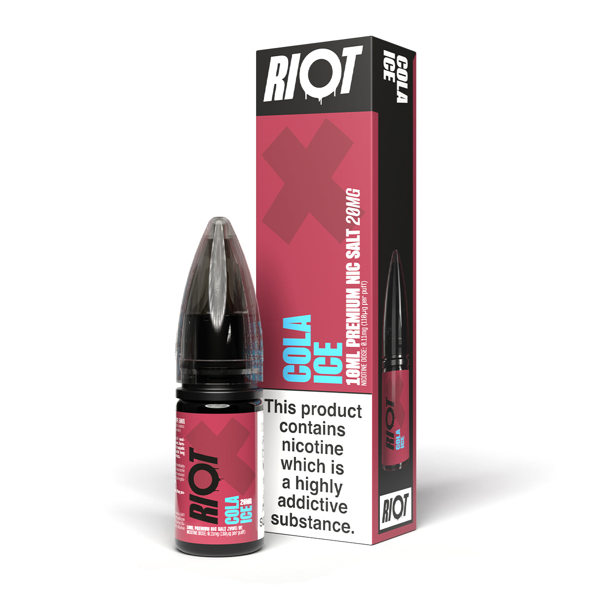 Cola Ice 10ml Nicotine Salt by Riot X Salt