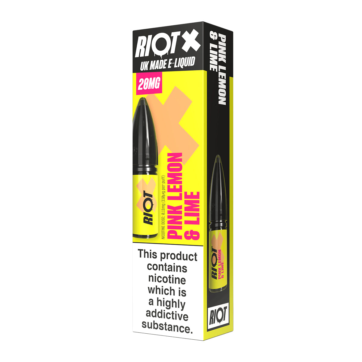 Pink Lemon & Lime 10ml Nicotine Salt by Riot X Salt