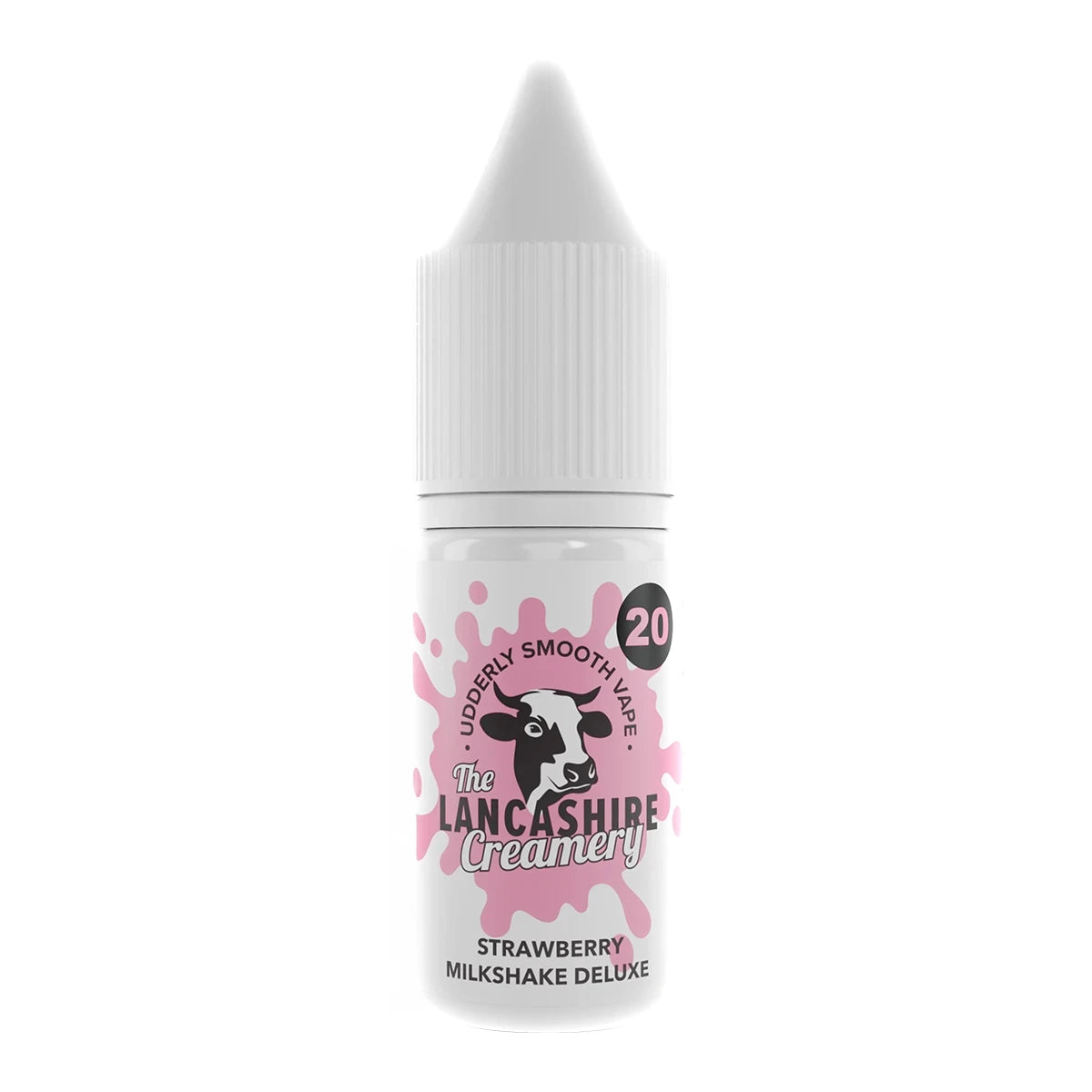 Strawberry Milkshake Deluxe 10ml Nicotine Salt by The Lancashire Creamery