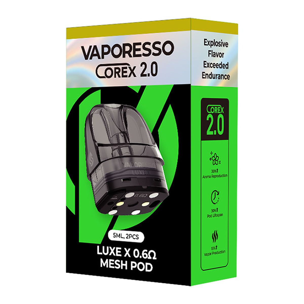 Luxe X Corex Replacement Pods 0.6Ω by Vaporesso