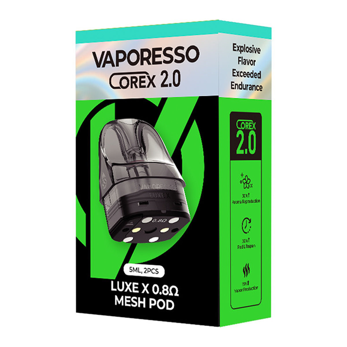 Luxe X Corex Replacement Pods 0.8Ω by Vaporesso