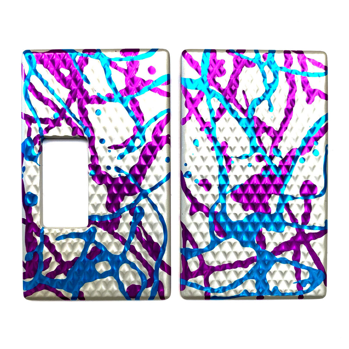 Billet Box Aluminium Panels - Diamond Plate - Silver Splatter