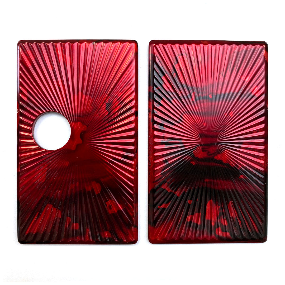 Billet Box Aluminium Panels - Star Burst - Red Granite