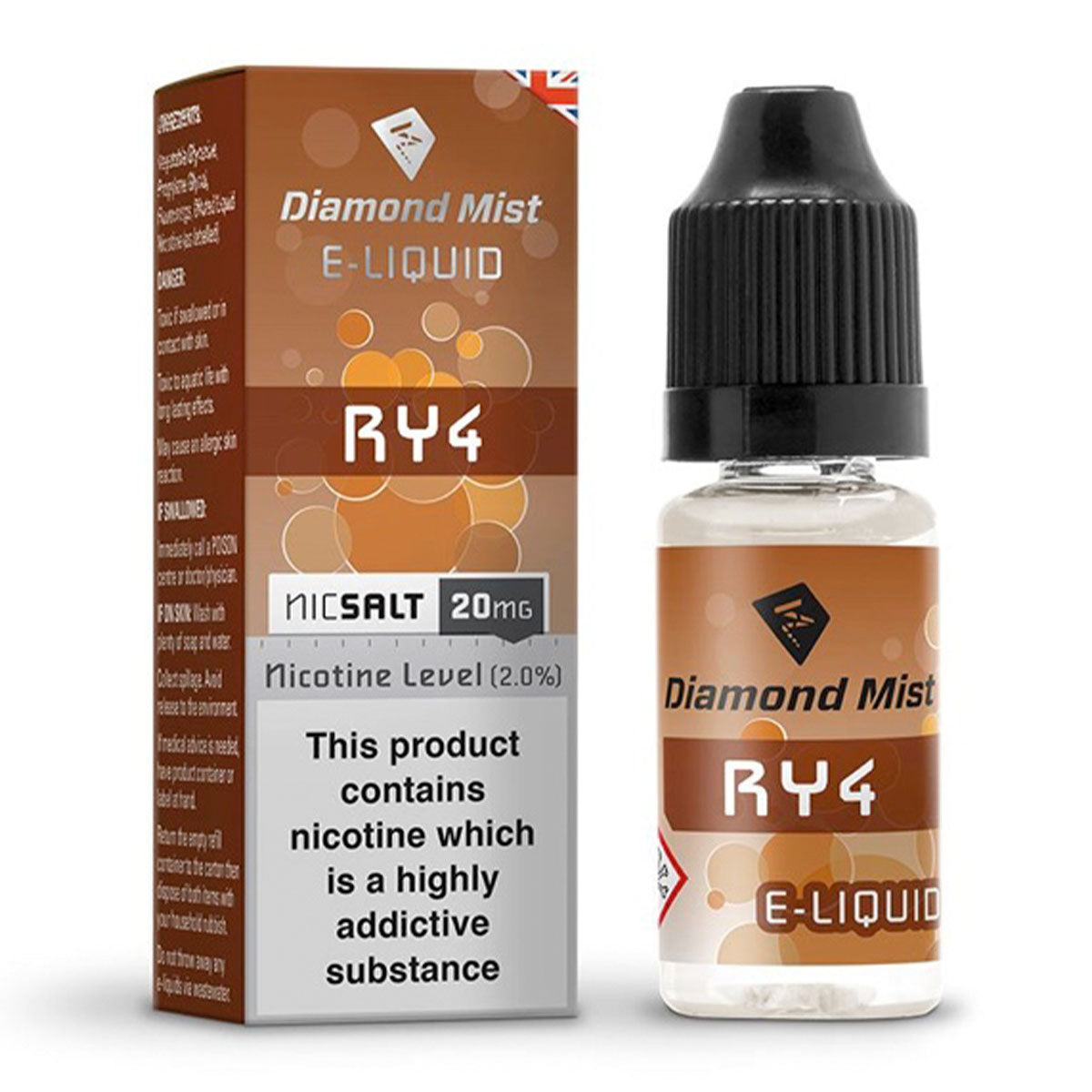 RY4 10ml Nicotine Salt by Diamond Mist