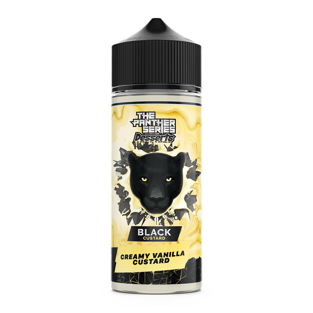 Black Custard 100ml Shortfill by Dr Vapes Panther Series