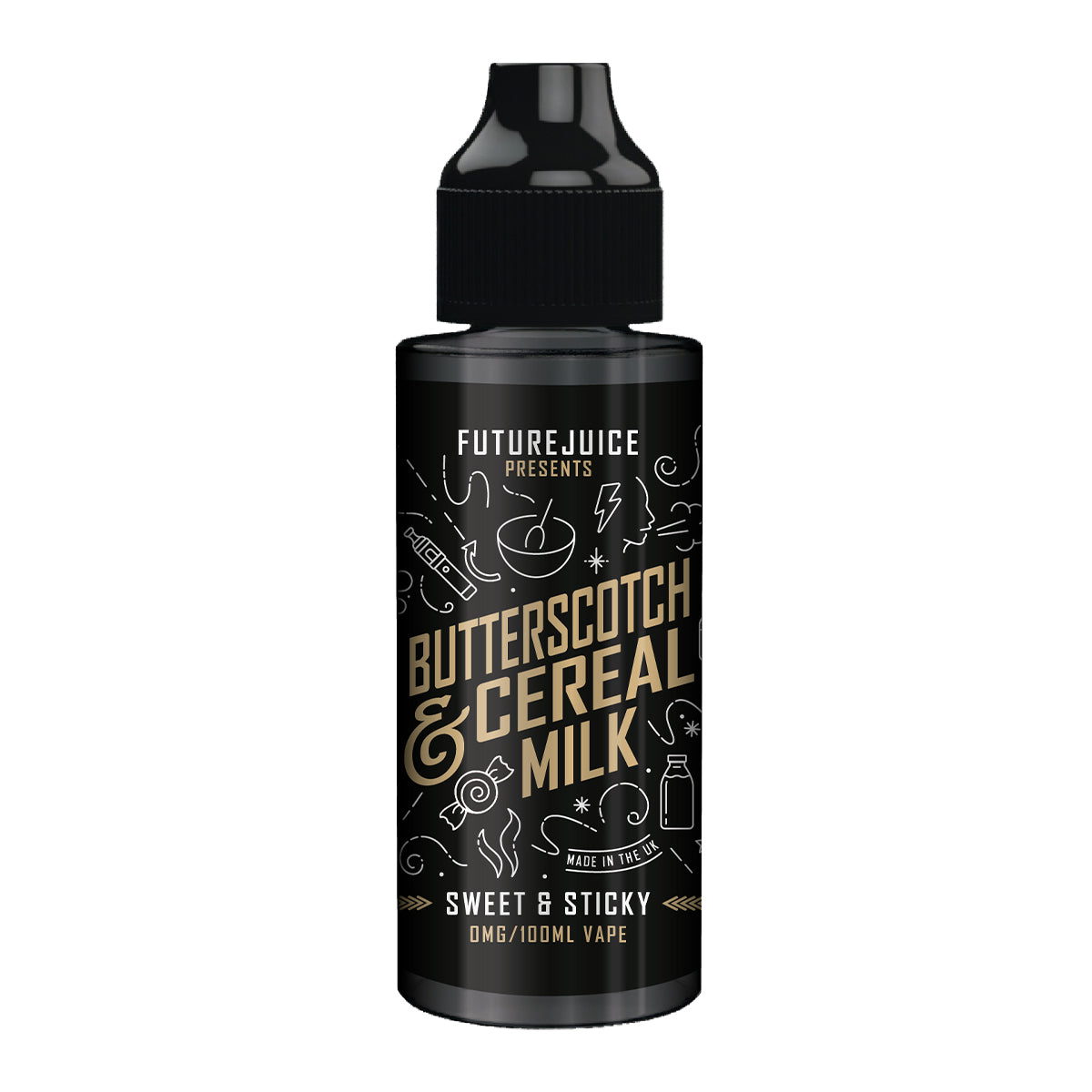 Butterscotch & Cereal Milk 100ml Shortfill by Future Juice