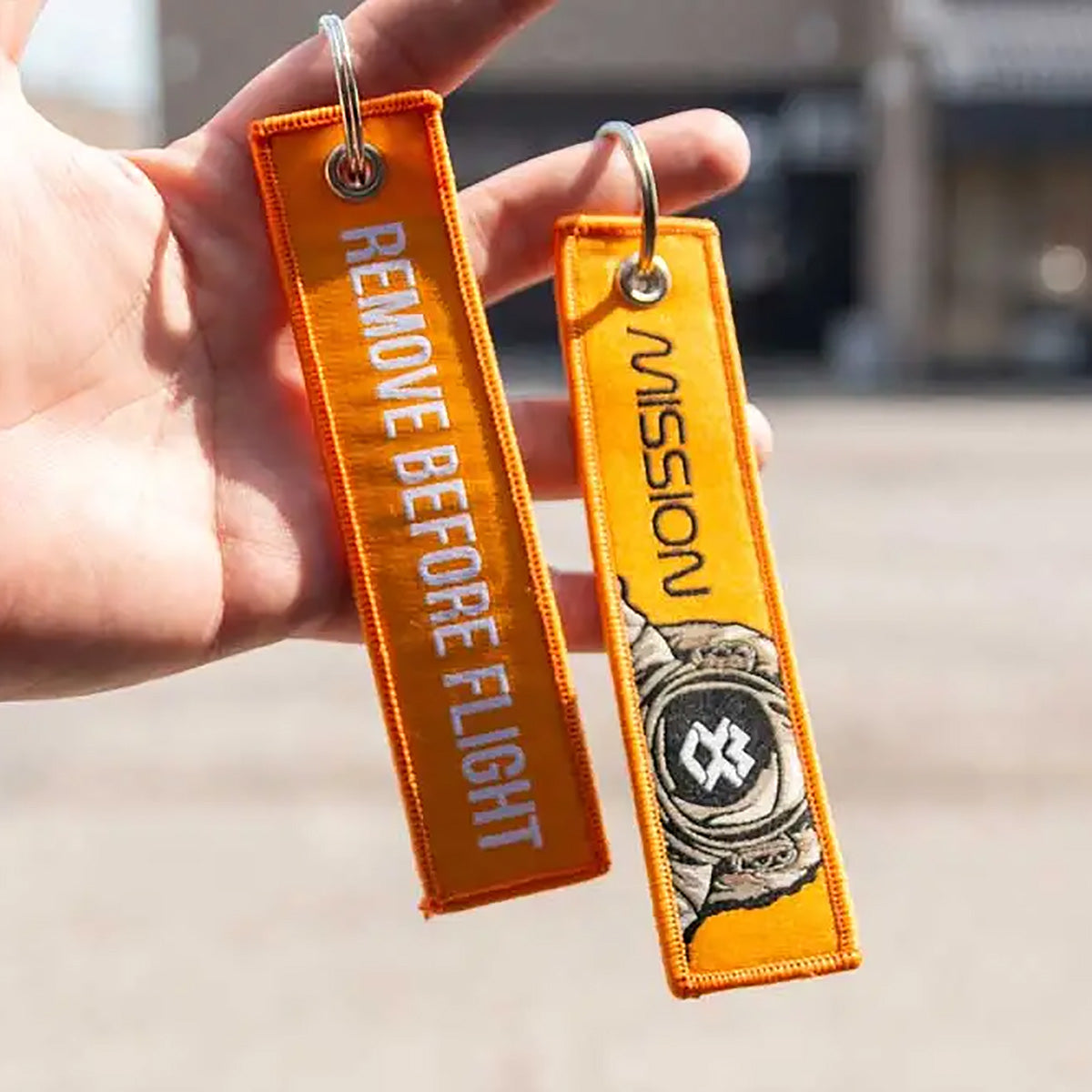 Fabric Keychain by Mission XV