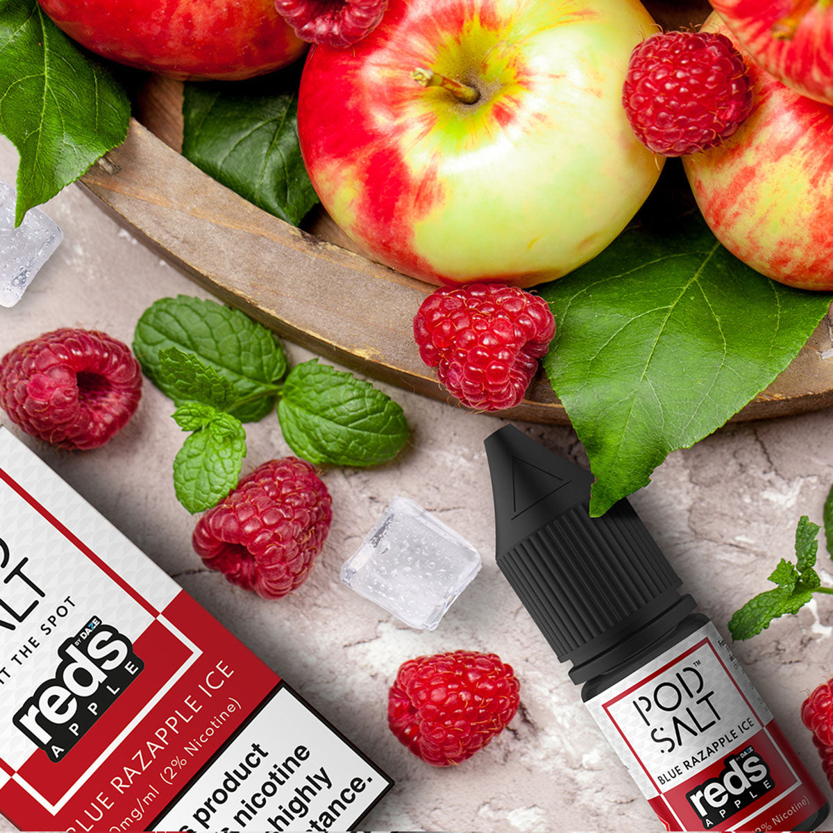 Blue Razapple Ice - 7 Daze 10ml Nicotine Salt by Pod Salt Fusions
