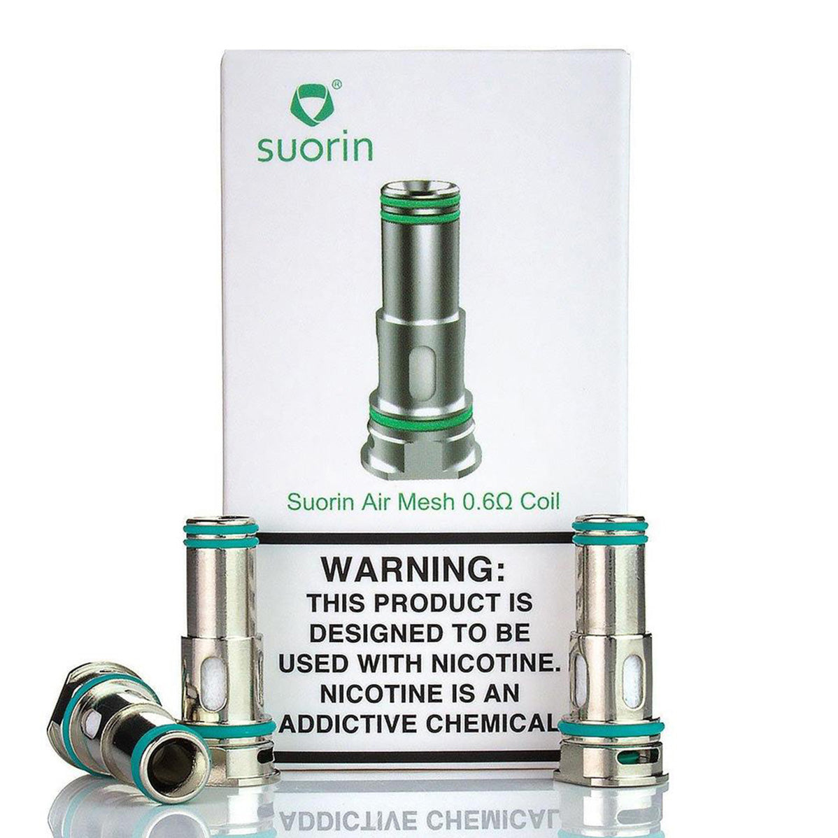 Pack of 3 x 0.6Ω Air Mod Coils by Suorin