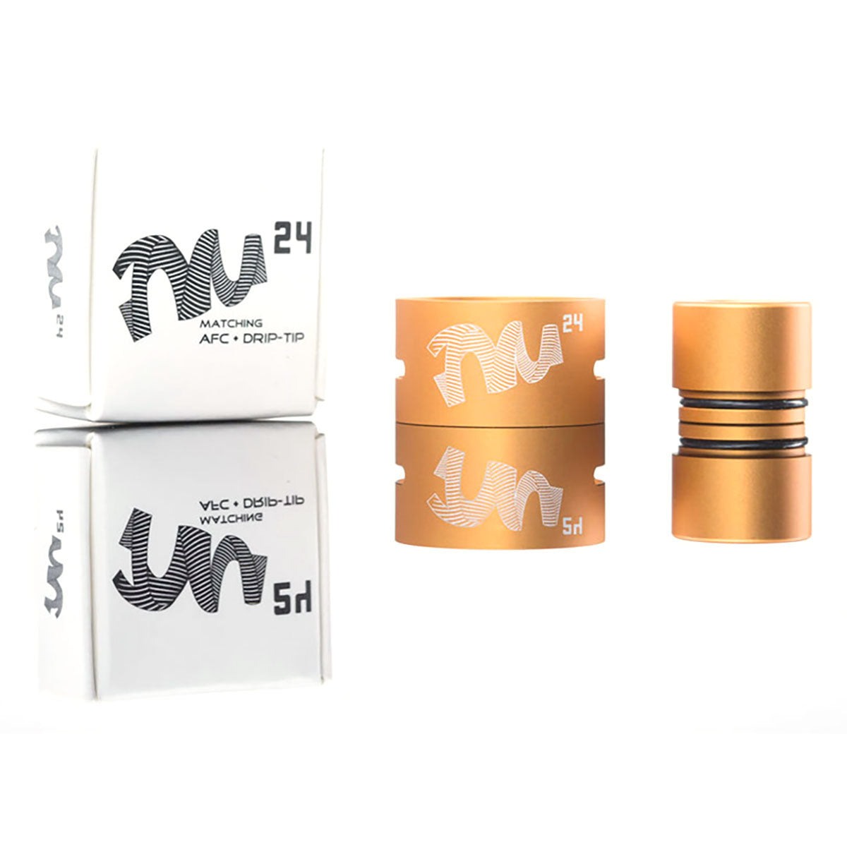 Aluminium Orange AFC Ring + Tip by Twisted Messes