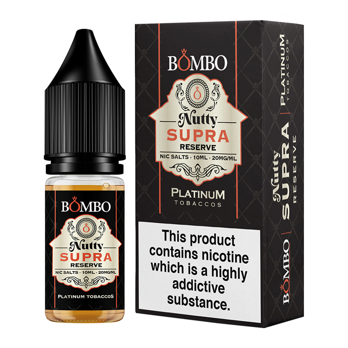 Nutty Supra Reserve 10ml Nicotine Salt by Bombo