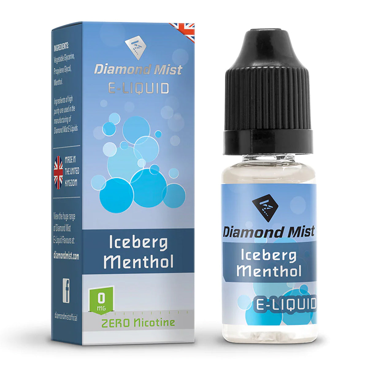 Iceberg Menthol 10ml by Diamond Mist