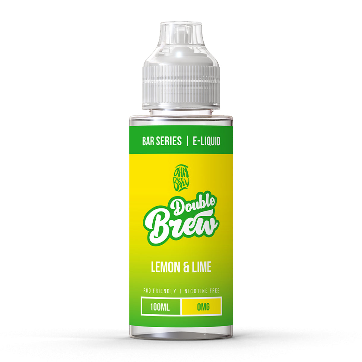 Lemon  Lime 100ml Shortfill by Double Brew Bar Series