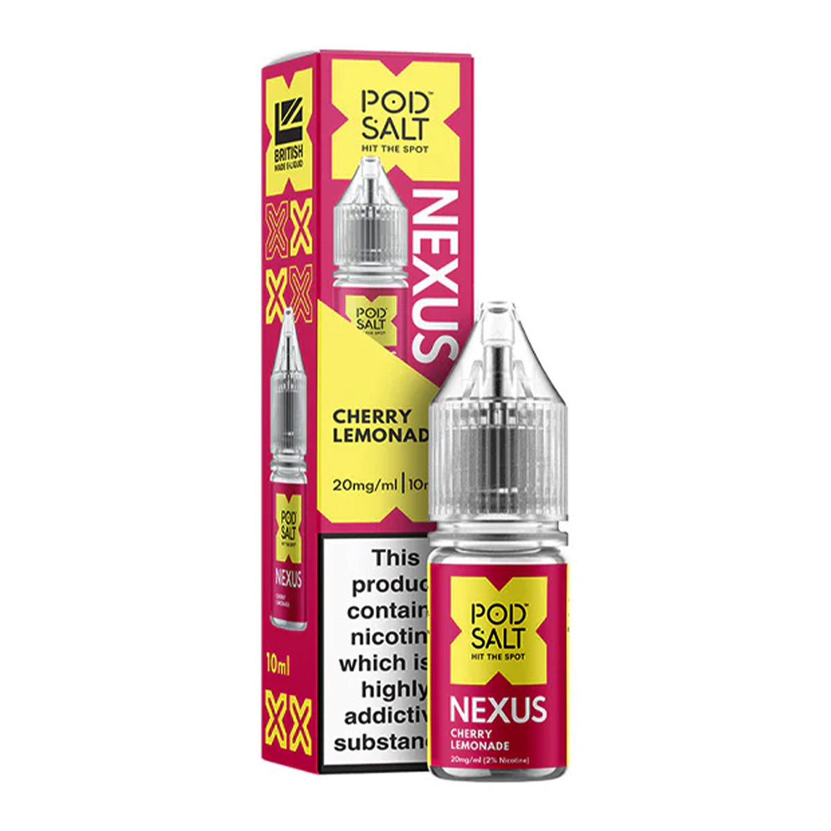 Cherry Lemonade 10ml Nicotine Salt by Pod Salt Nexus