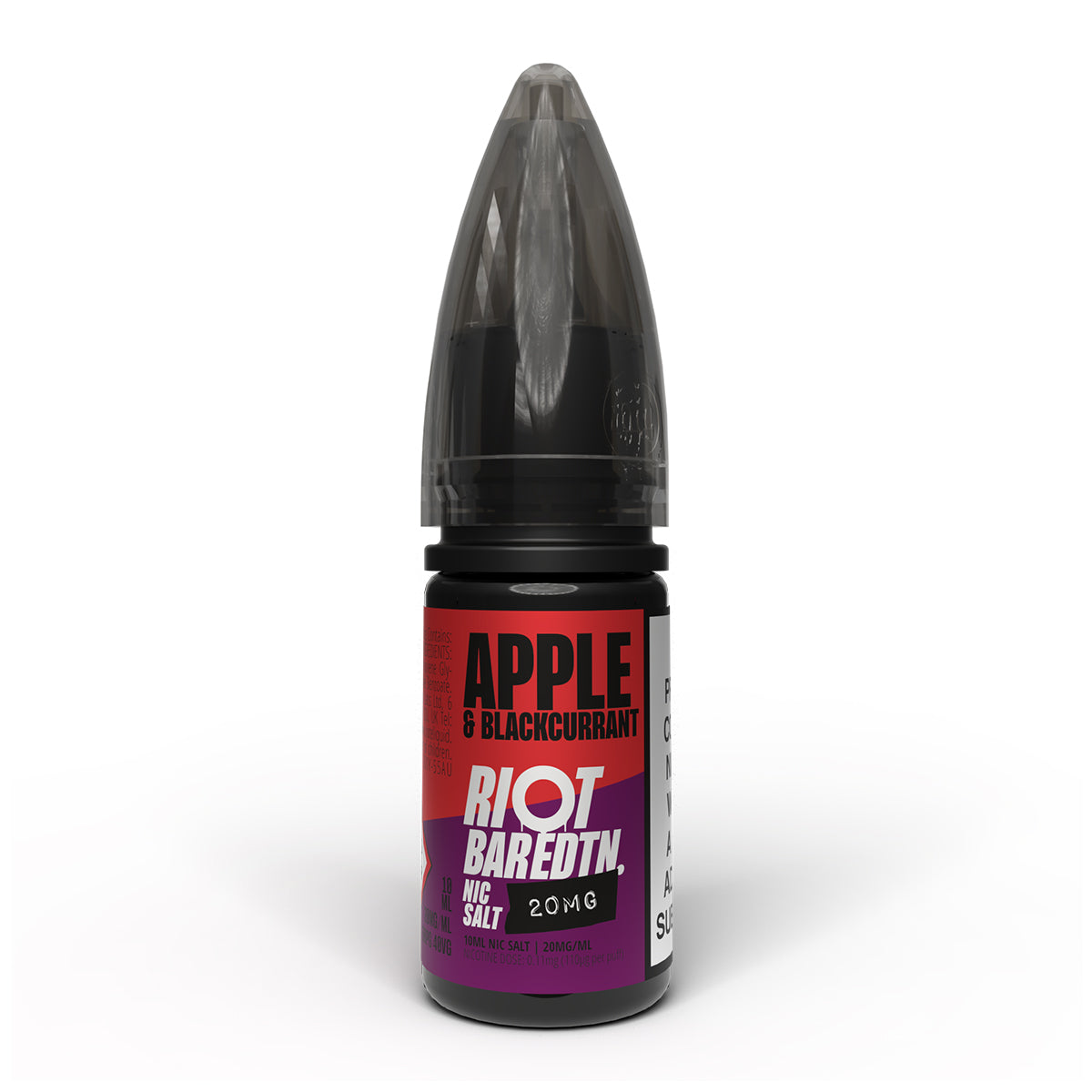 Apple & Blackcurrant 10ml Nicotine Salt 20mg by Riot Bar Edtn