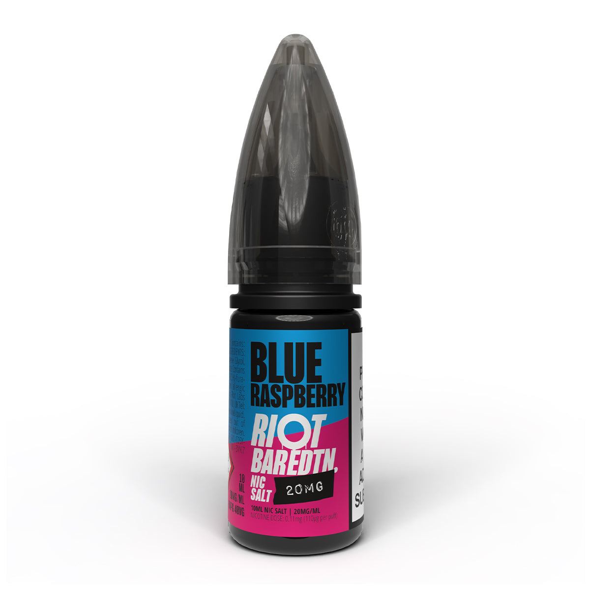 Blue Raspberry 10ml Nicotine Salt 20mg by Riot Bar Edtn