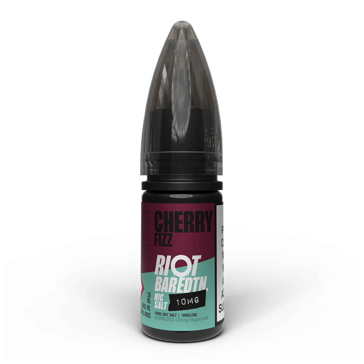 Cherry Fizz 10ml Nicotine Salt 10mg by Riot Bar Edtn