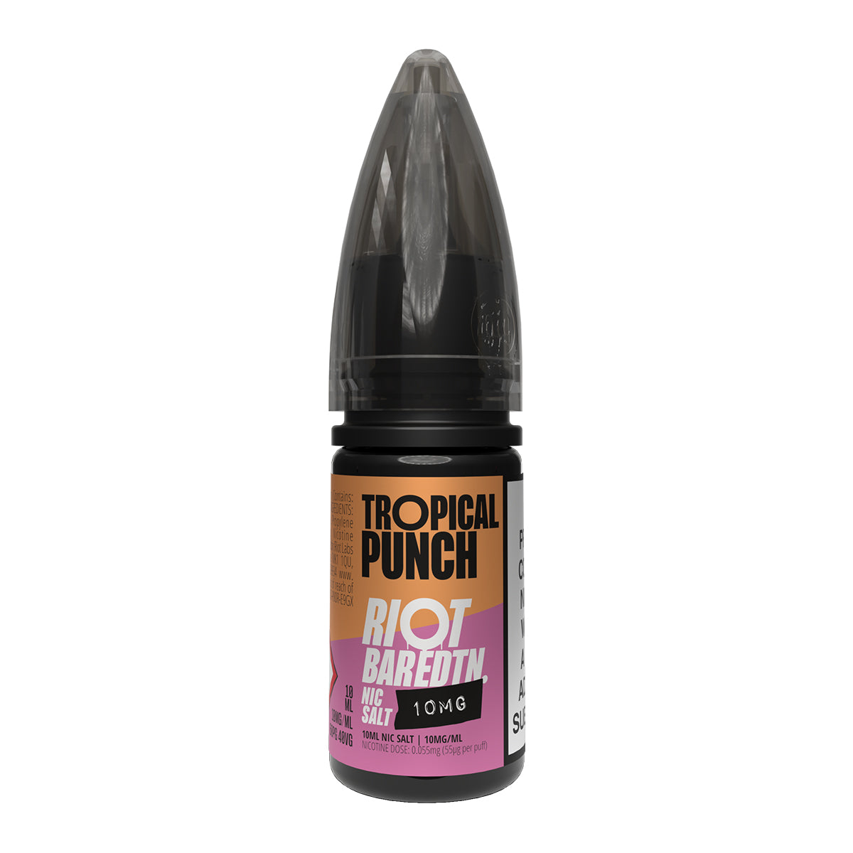 Tropical Punch 10ml Nicotine Salt 10mg by Riot Bar Edtn