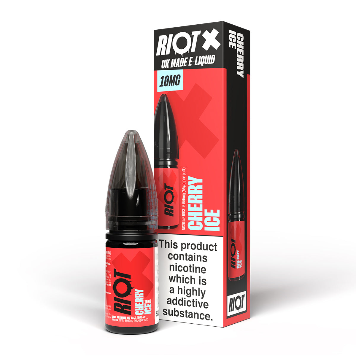 Cherry Ice 10ml Nicotine Salt by Riot X Salt
