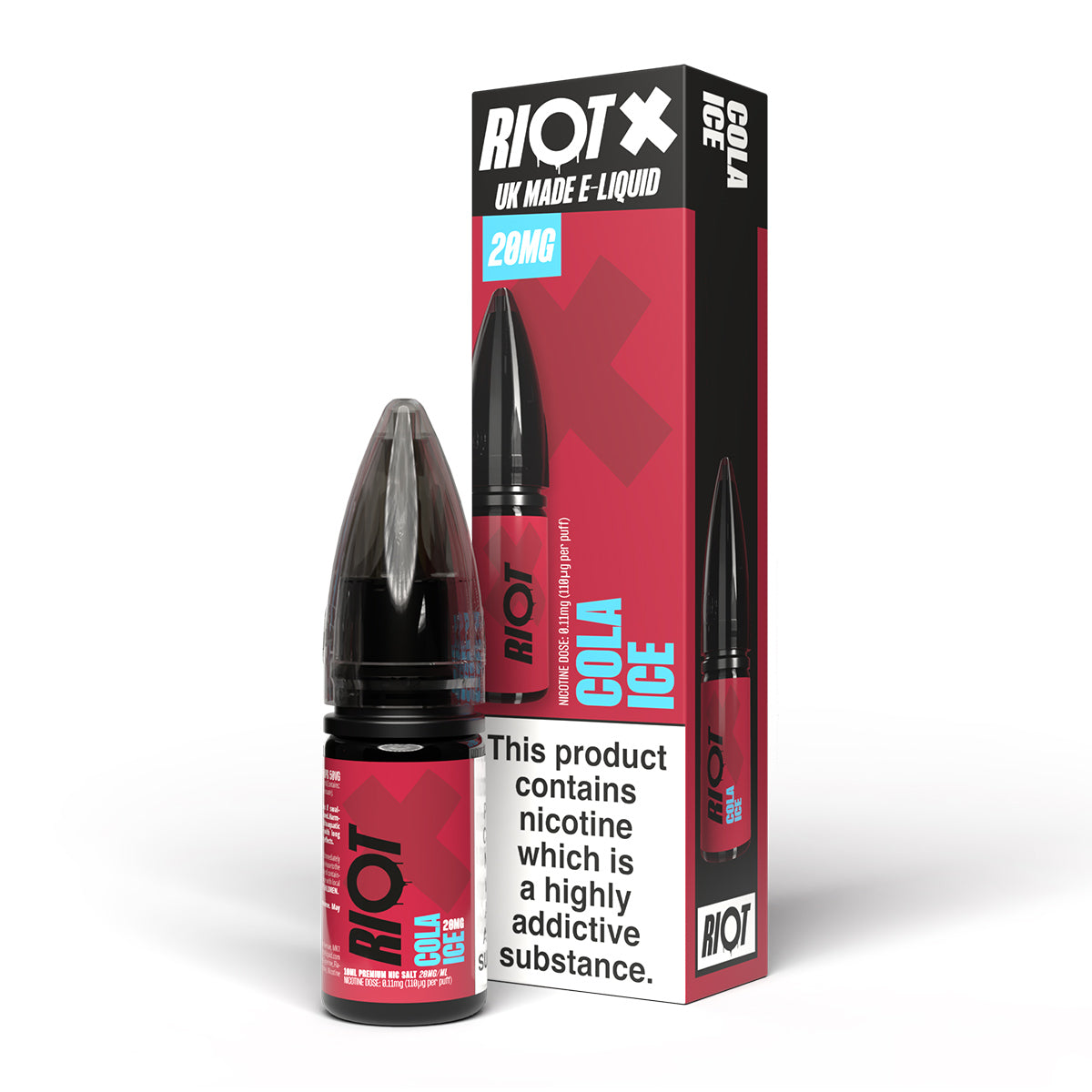 Cola Ice 10ml Nicotine Salt by Riot X Salt