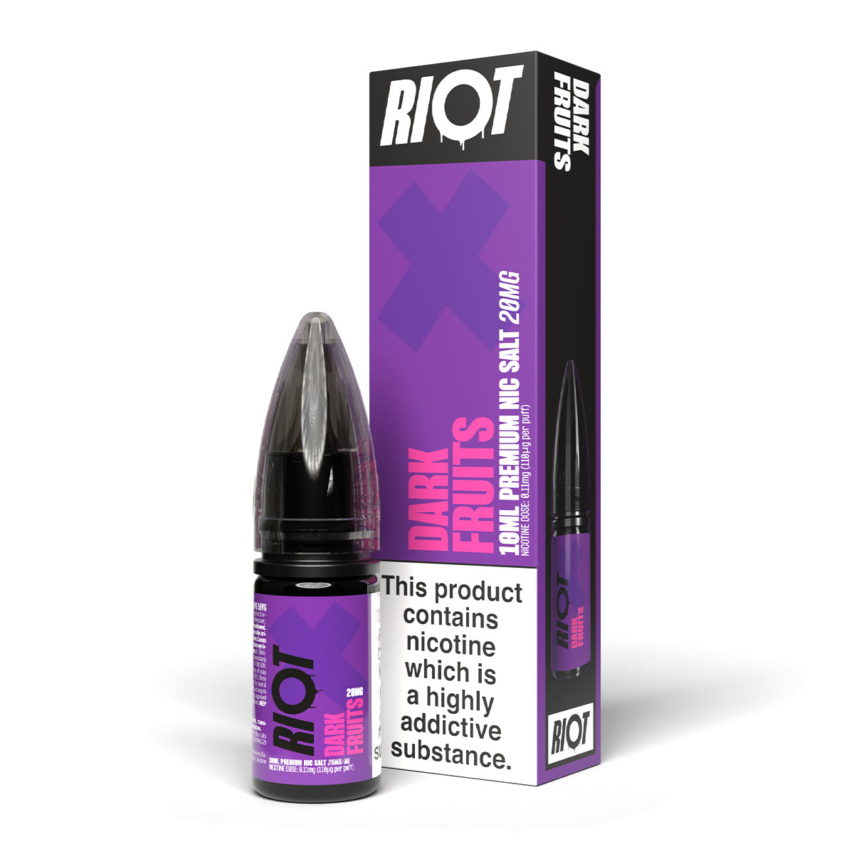 Dark Fruits 10ml Nicotine Salt by Riot X Salt
