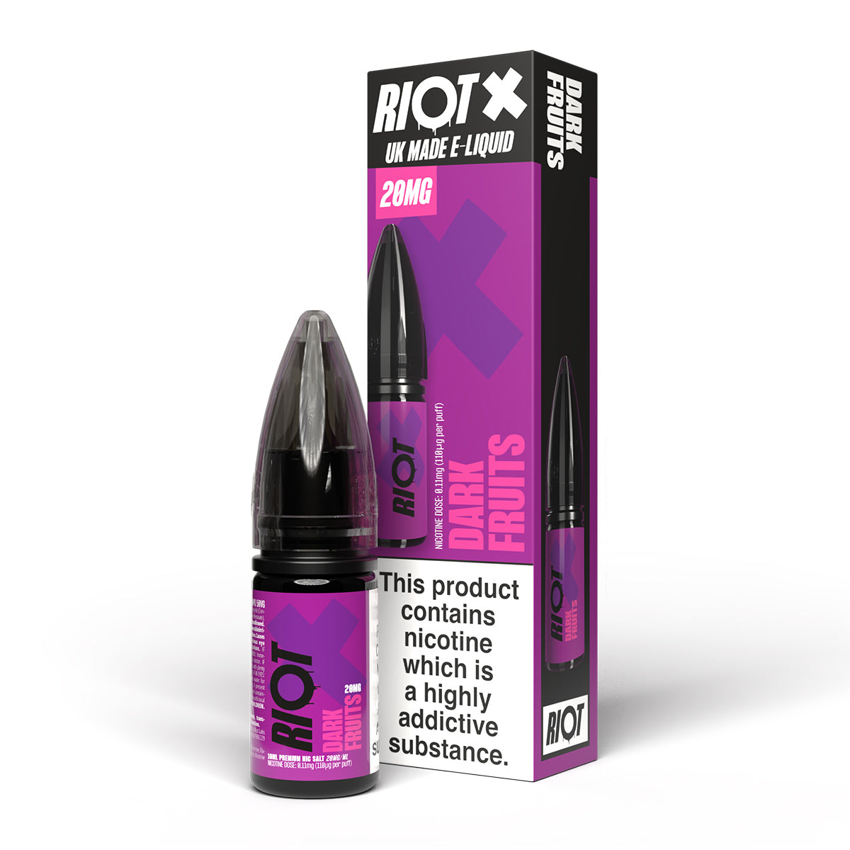 Dark Fruits 10ml Nicotine Salt by Riot X Salt