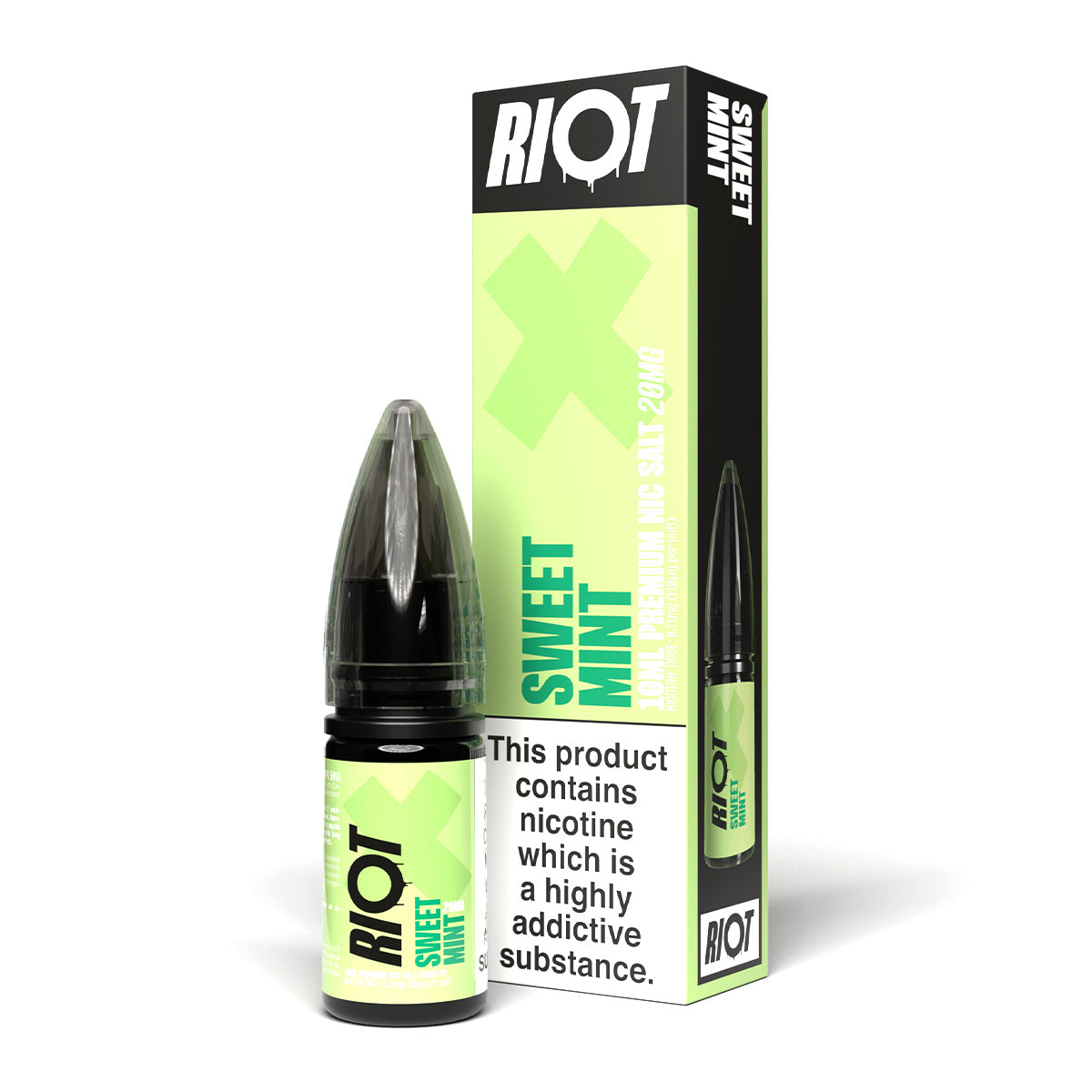 Sweet Mint 10ml Nicotine Salt by Riot X Salt