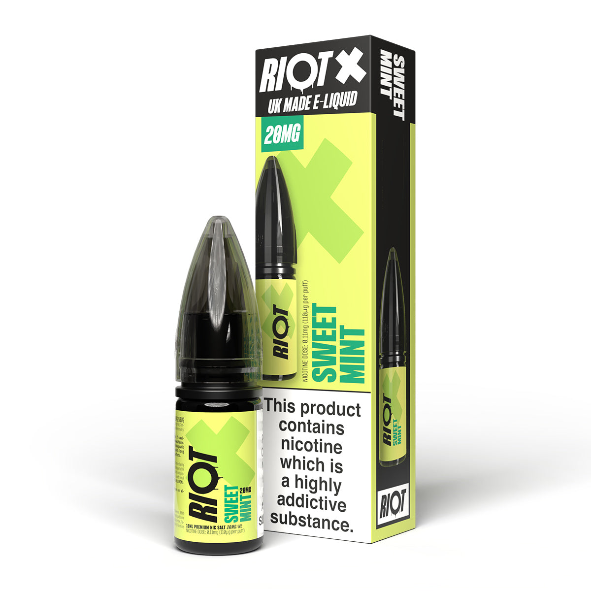 Sweet Mint 10ml Nicotine Salt by Riot X Salt