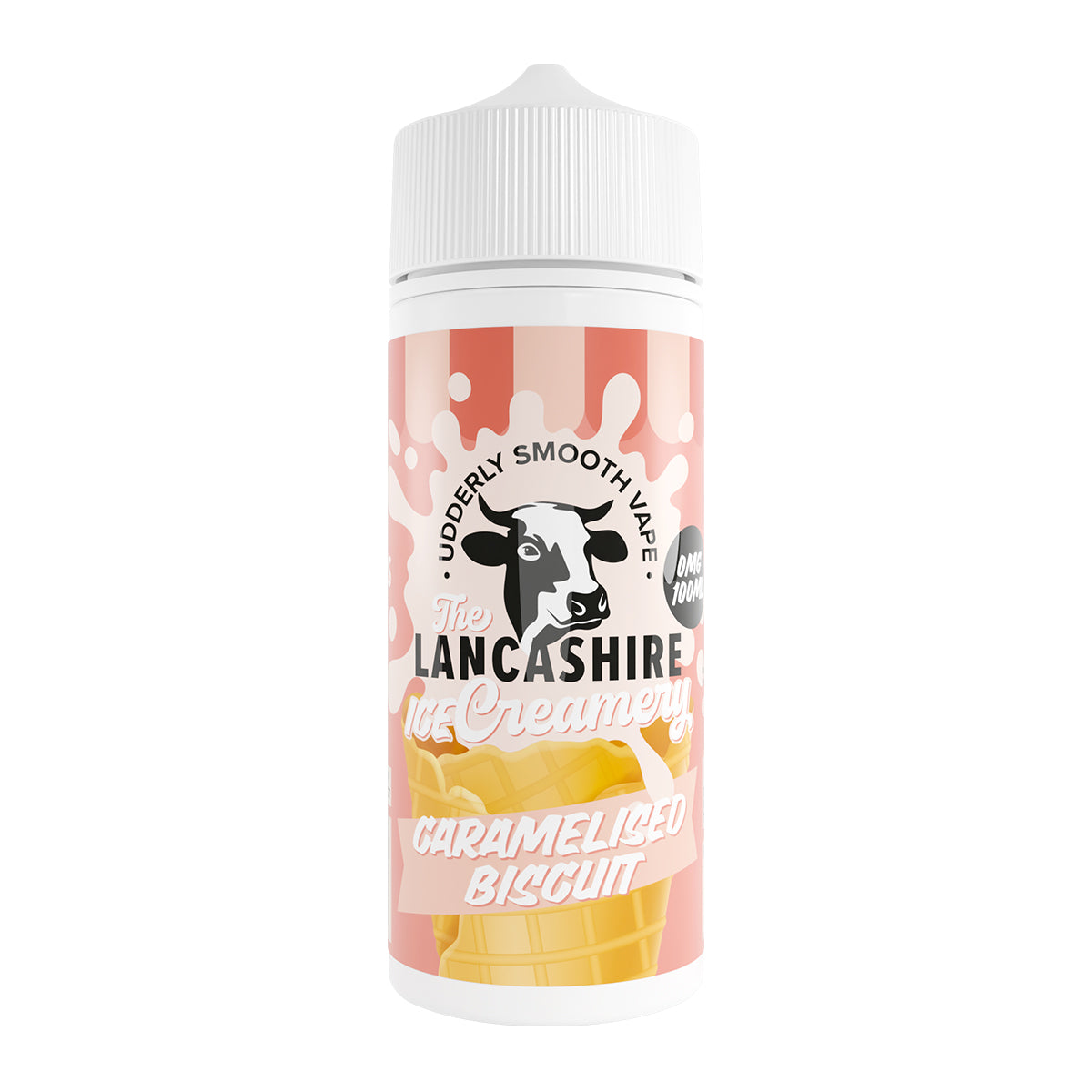 Caramelised Biscuit 100ml Shortfill by The Lancashire Ice Creamery