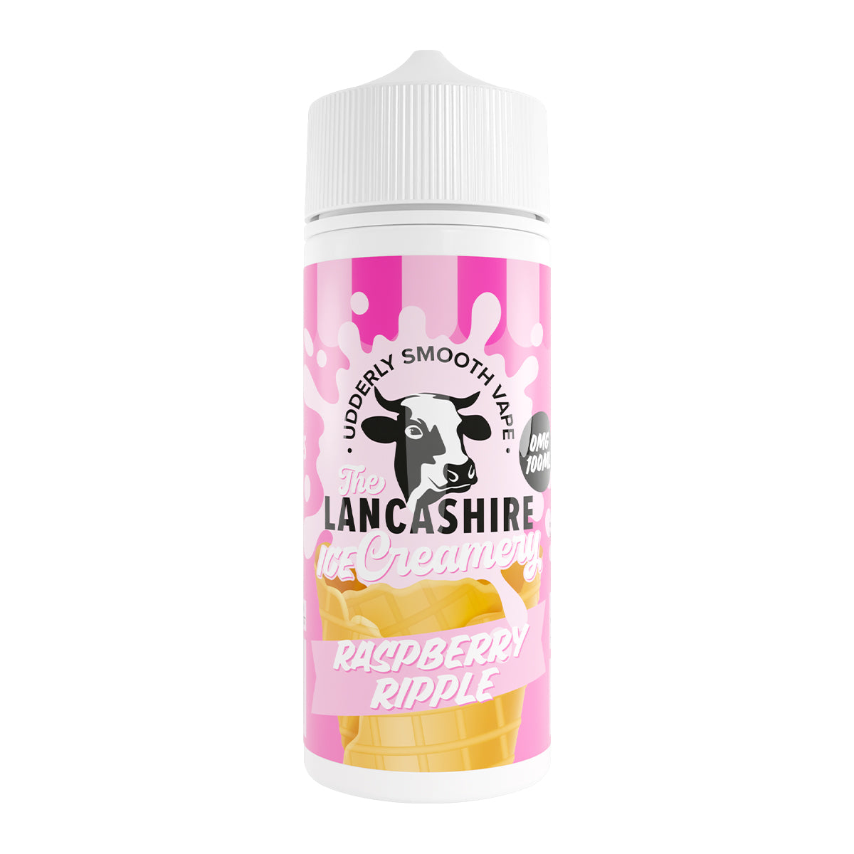 Raspberry Ripple 100ml Shortfill by The Lancashire Ice Creamery