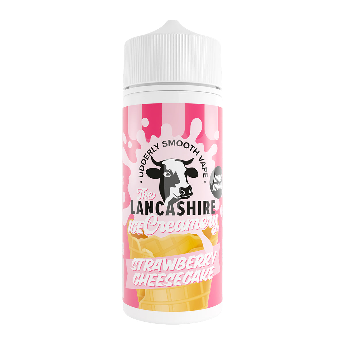 Strawberry Cheesecake 100ml Shortfill by The Lancashire Ice Creamery