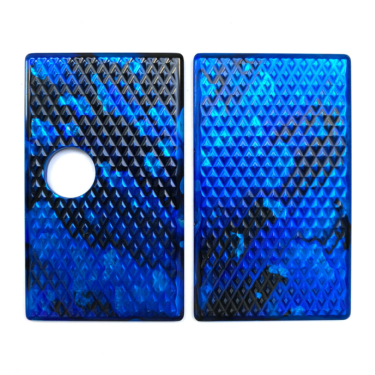 Billet Box Aluminium Panels - Diamond Plate - Blue Granite