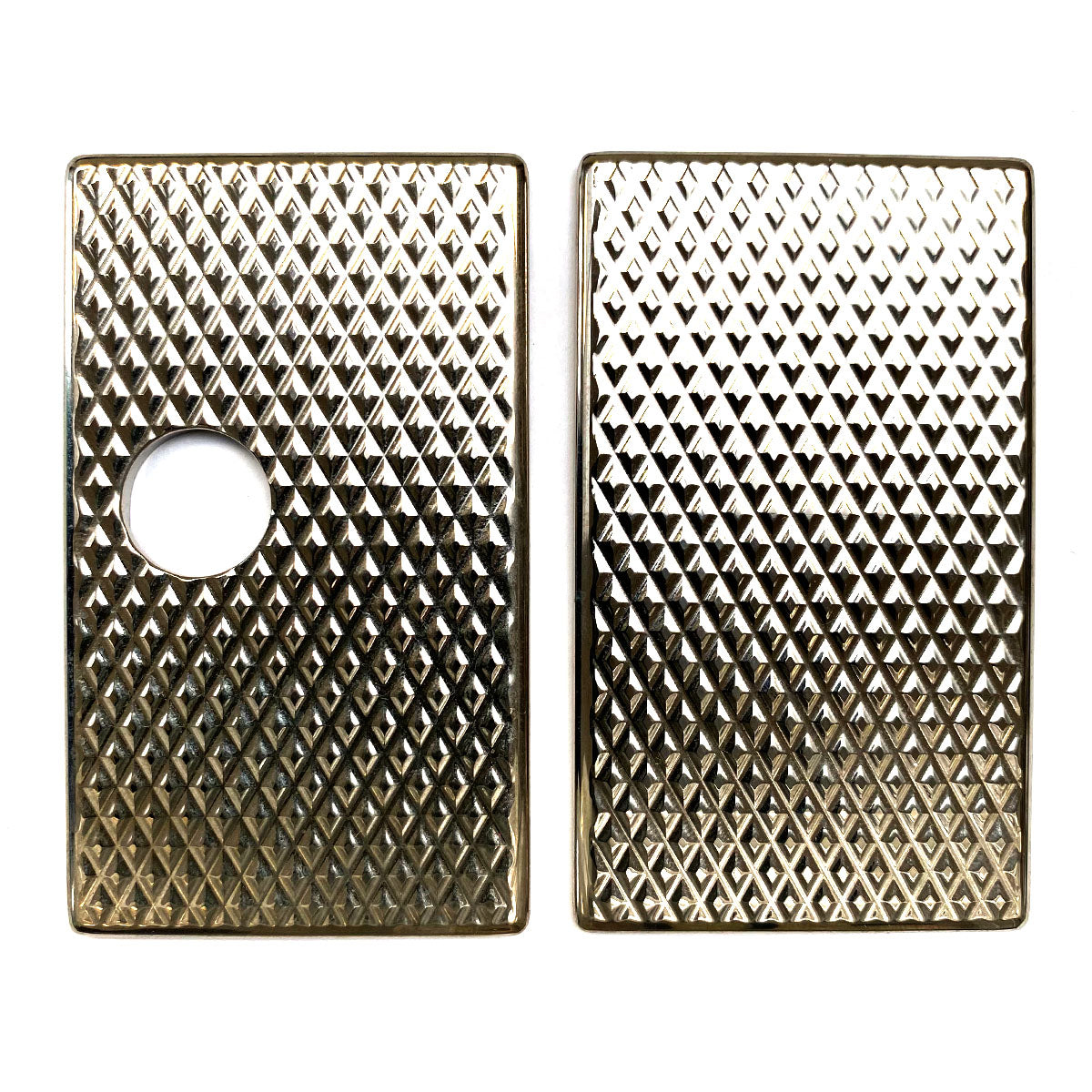 Billet Box Aluminium Panels - Diamond Plate - Nickel Plated