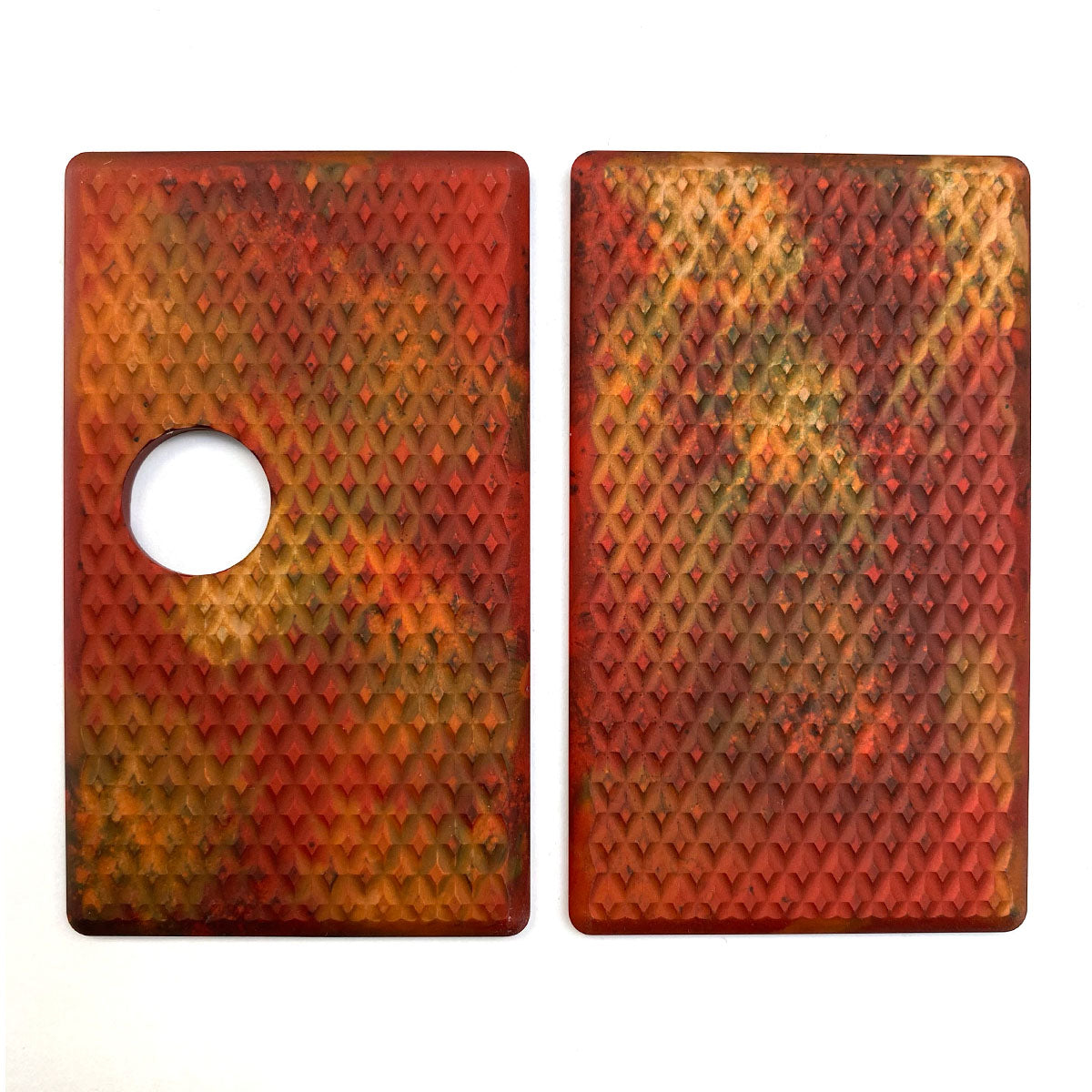 Billet Box Aluminium Panels - Diamond Plate - Rust Acid Wash