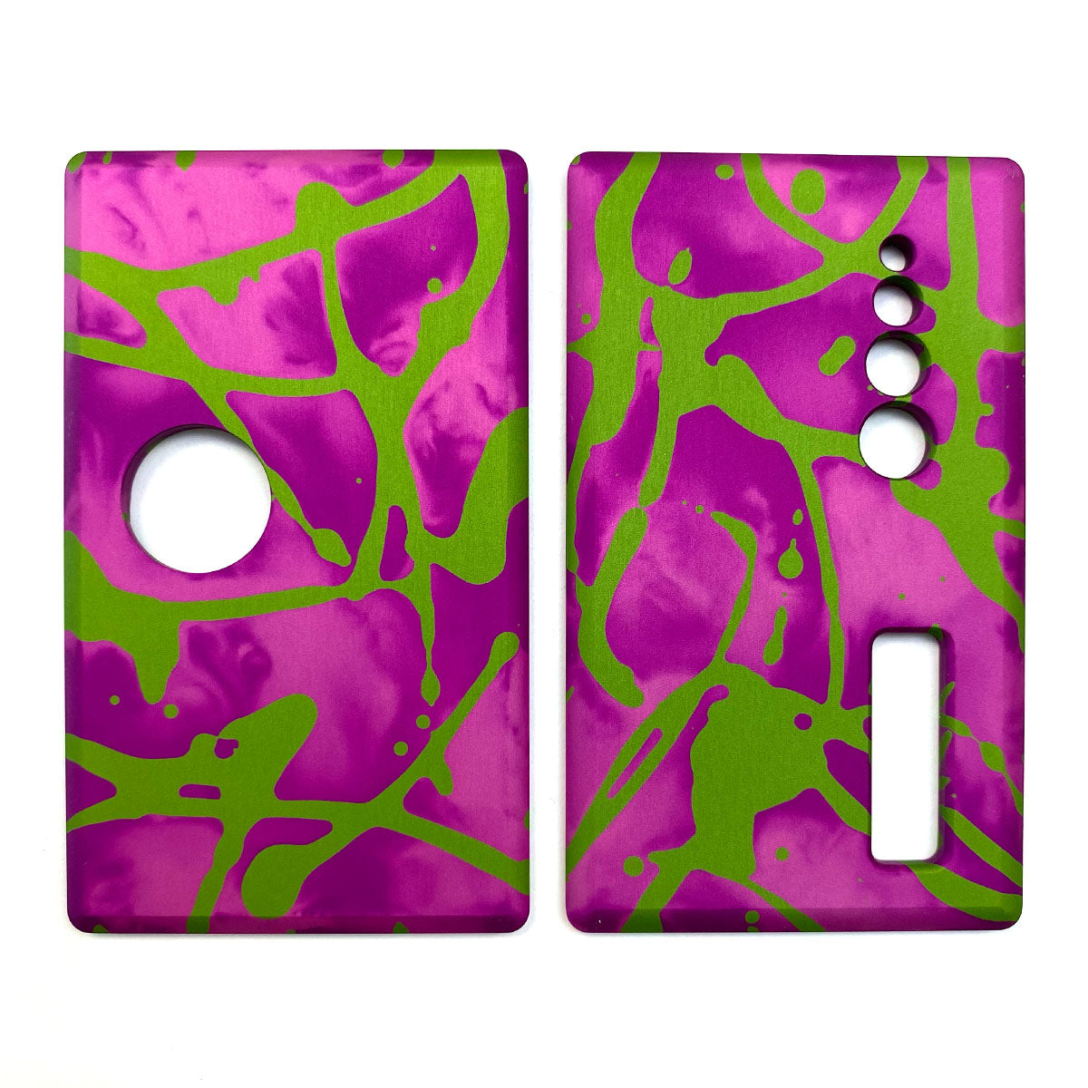 Billet Box Aluminium Panels - Flats - Pink Acid Wash/Lime Splatter